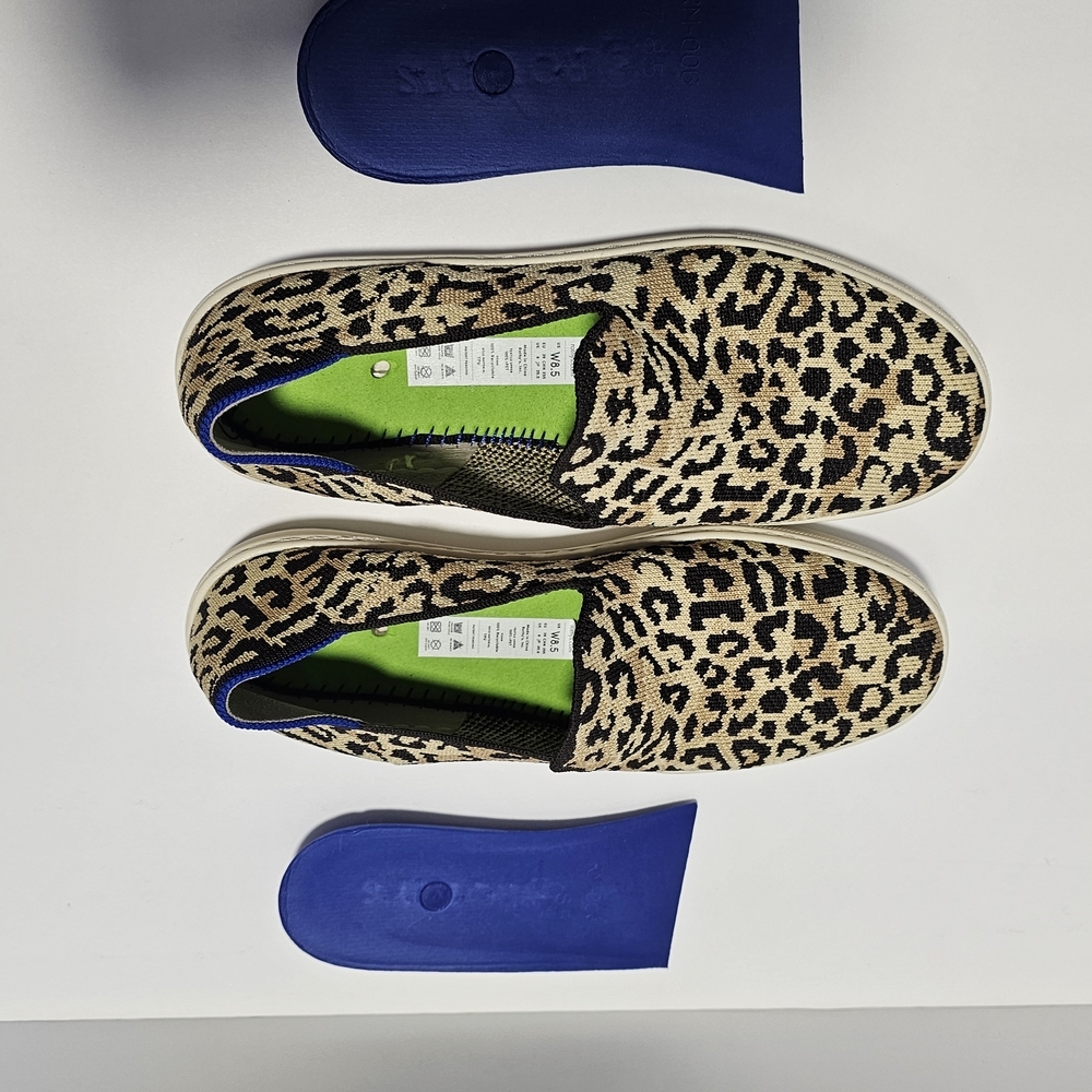 Rothy's
Rothy's | The Sneaker Slip Ons in Camo Cat Leopard Print Size - Picture 4 of 11